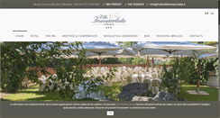 Desktop Screenshot of hotelvillaimmacolata.it