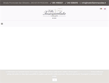 Tablet Screenshot of hotelvillaimmacolata.it